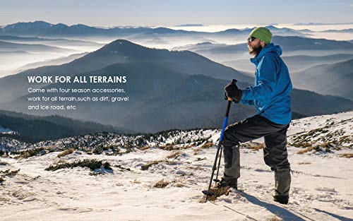 image for ieGeek Trekking Poles - Lightweight Adjustable Hiking Walking Sticks f
