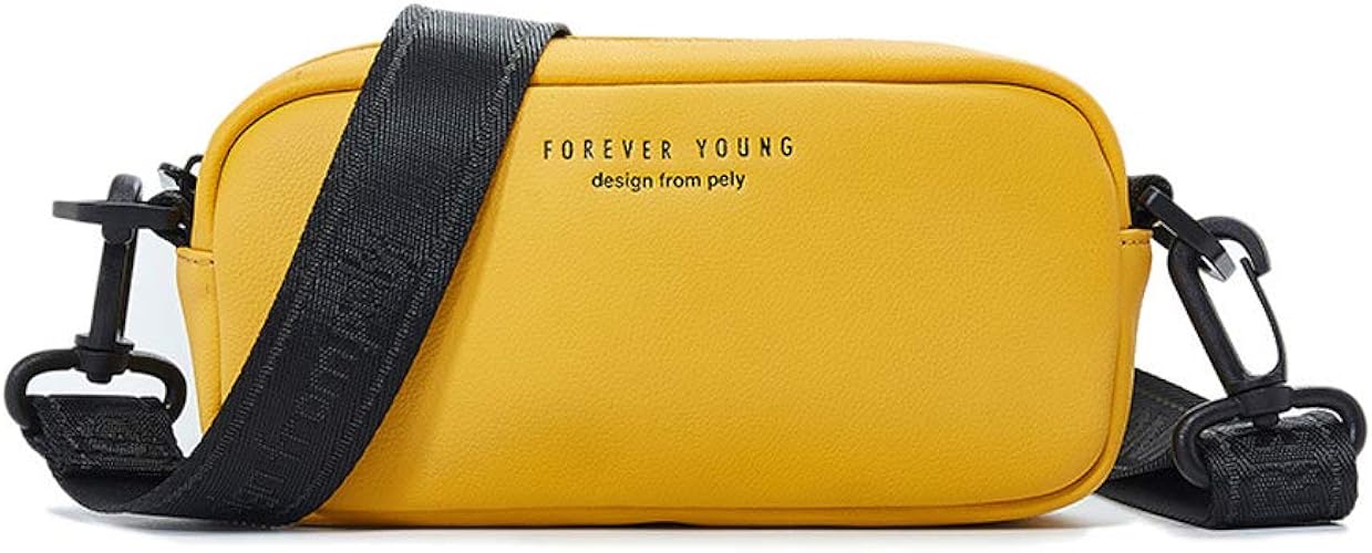 Amazon Jpバレンタインデー レディース ショルダーバッグ 小さめ レザー 斜めかけバッグ 長財布 ミニバッグ ポーチ ポシェット シンプル オシャレ 韓国版 軽量撥水 イエロー Jpバレンタインデー 斜めかけバッグ