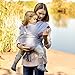 Lazy Monk Baby Wrap Carrier Sling | Soft Infant Newborn Wraps Holder Set | Breathable Organic Preemie Cotton with 2 Aluminum Rings & Instructions | Ideal Baby Gifts for Nursing Moms