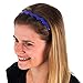 Plastic Hairbands - Hard Headbands - 12 Pack Colorful Hairband by CoverYourHair (Zig Zag Headband -12 Pack)