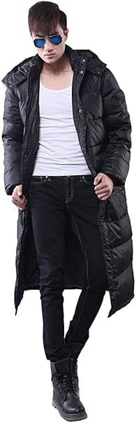 Amazon L ｚ L 超ロング ダウンコート メンズ ダウンジャケット ロング丈 防寒 防風 通勤 通学 防寒コート 厚手 フード付き コート ジャケット 通販