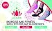 LUCKAYA 3 Pairs Anti-Slip Socks for Yoga Pilates Barre, Hospital and Maternity with a Cotton Gift Bag…