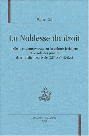 La  noblesse du droit