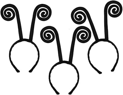 xiaozhenjida 3 Pcs Butterfly Headband Halloween Party Hair Accessories Antenna
