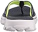 Skechers Performance Womens Go Walk Pizazz Flip Flop,Navy/White,7 M US