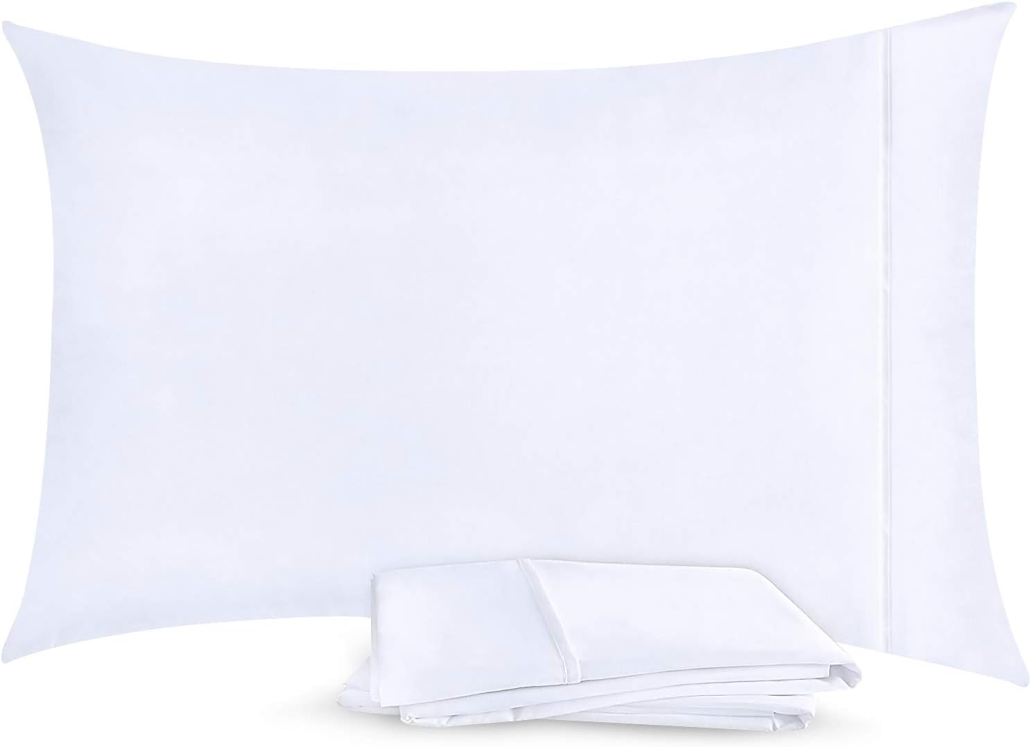 Utopia Bedding Pillowcases - 12 Pack - Bulk Pillowcase Set - Soft Brushed Microfiber Fabric- Wrinkle, Shrinkage and Fade Resistant Pillow Covers (Queen, White): Home & Kitchen