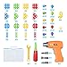 kunmark Building Block Games Set with Toy Drill & Screwdriver Tool Set | Educational Building Blocks Construction Games| Develop Fine Motor Skills (Screwdriver Building) ¡­