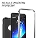 YOUMAKER iPhone 8 Plus Case, iPhone 7 Plus Case, Full Body Heavy Duty Protection Shockproof Case Cover for Apple iPhone 8 Plus 2017/iPhone 7 Plus 5.5 inch Without Screen Protector (Black/Black)