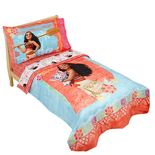 Everything Kids Disney Moana Toddler 4 Piece Bedding Set Pricepulse