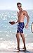 Mens Ships Printed Swim Trunks Polyester Quick Dry Beach Shorts Colorful Size Medium