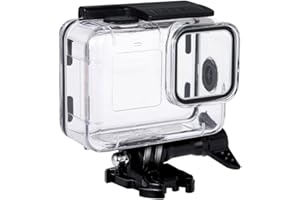 HONETEEK Waterproof Housing Protective Case for GoPro Hero 12 / 11/ 10/ Hero 9 Black, 40M/ 131ft Underwater Dive Shell with Bracket for Go Pro Hero12/11/10/9 Black Action Camera，Accessories Kit (Soft-Button)