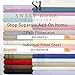1500 Supreme Collection King Sheet Sets Pale Pink - Luxury Hotel Bed Sheets and Pillowcase Set for King Mattress - Extra Soft, Elastic Corner Straps, Deep Pocket Sheets, King Pale Pink
