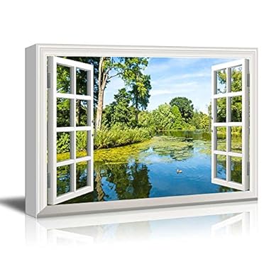 Creative Window View Canvas Prints Canvas Art