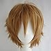 Probeauty Unisex Basic Short Hair Wig/Wigs Cosplay Party+Wig Cap ( Light Brown)