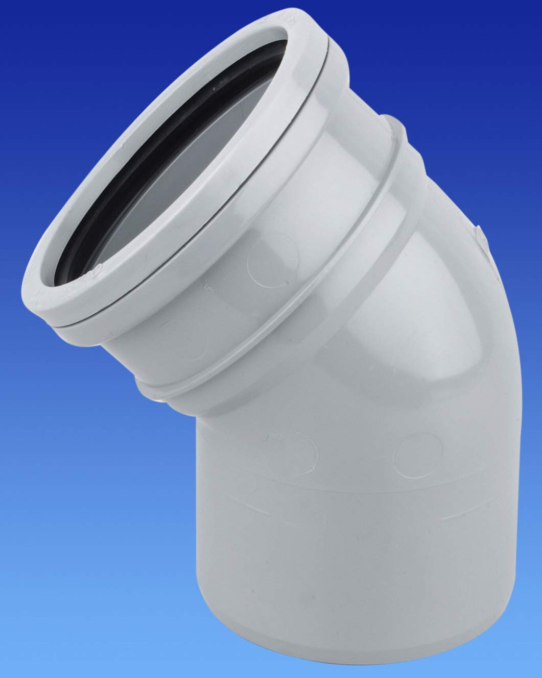 Wavin OSMA Ring Seal OSMASOIL 3S163 Grey 82MM S/S Bend 45 DEG