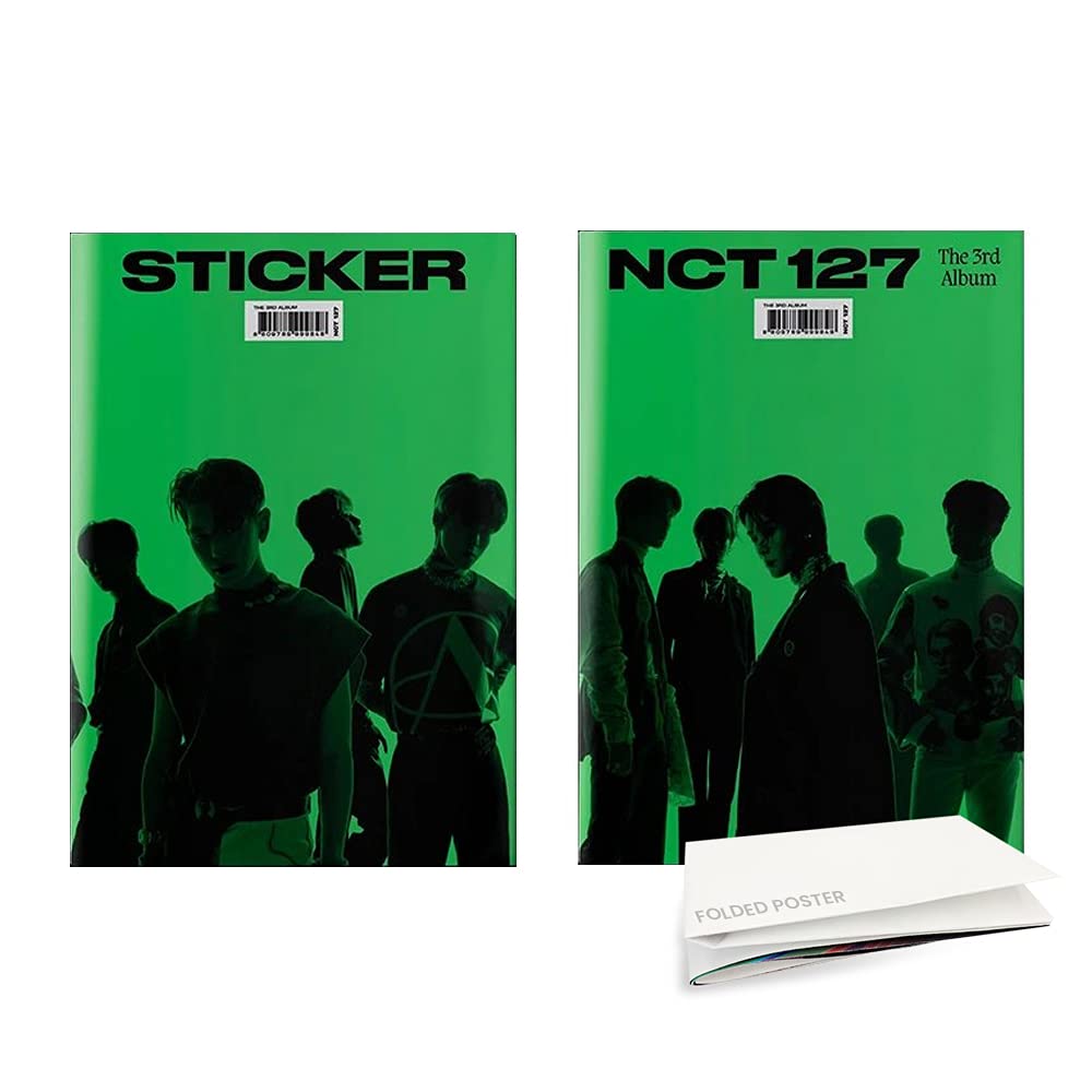 WAHALAA NCT 127 STICKER (STICKY Ver) Album [Random Cover] (Folded Poster) - Medium Green