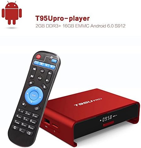 JNBAOFANG T95U Pro 2GB 16GB Amlogic S912 Android 6.0 Smart TV Box Octa-core 5G-Wifi BT4.0 4K H.265 Media Player Set top box