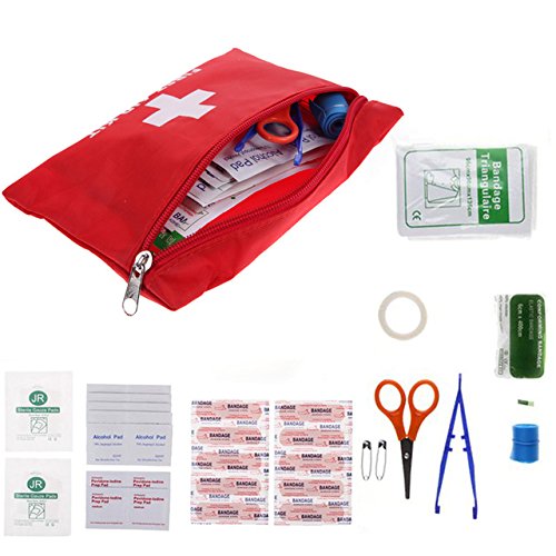 Monaco Life 12 Kinds/Pack Emergency Kits First Aid Kit Pouch Bag Travel Sport Rescue Medical Treatment Outdoor Hiking Camping First Aid Kit