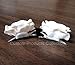 Ivory Rose Wedding Birde Hair Flower Clip Barrette- One Pair