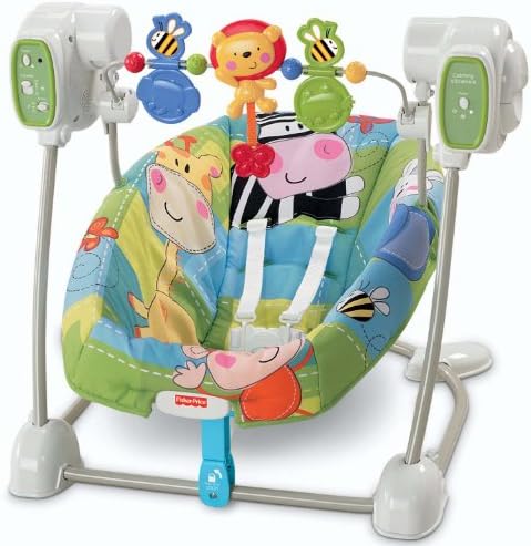 fisher price space saver swing and seat