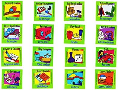 Easy Daysies Toy Organization Restickable Labels