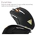 GAMDIAS Erebos Laser MOBA Gaming Mouse with 8200 DPI, Adjustable Side Panels, 256K Built in Memory, OTF record, Weight System & 7 Programmable Buttons(GMS7510)