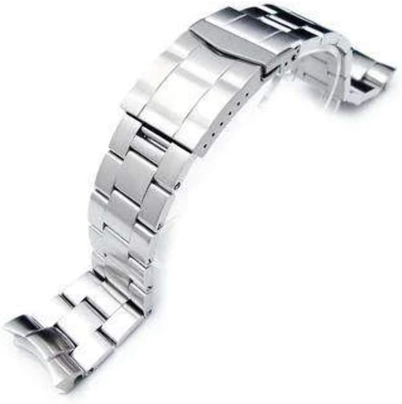 22mm Super 3D Oyster Watch Band for Seiko Diver SKX007/009/011, Solid Submariner Clasp