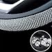 New Crystal steering wheel cover, PU leather Bling Bling Rhinestone, Black Universal 15-inch Protector for Female Girls. (Bling Bling)