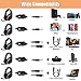 Stereo Gaming Headset for Xbox One PS4 PC 7.1 Surround Sound Noise Cancelling Over Ear Headphones with Mic Volume Control Soft Memory Earmuffs for Laptop Mac Nintendo Switch Gamesthumb 3