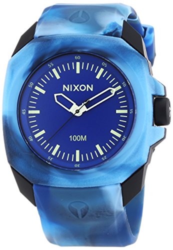 Nixon Ruckus Blue Dial Polyurethane Strap Men's Watch A349172600