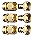 Gorilla Easy Connect Garden Hose Quick Connect Fittings ¾ Inch GHT Solid Brass Leak Proof to 200 PSI Heavy Duty