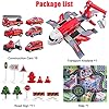 Hiveseen-Transport-Plane-Carrier-Truck-Car-Toy-Set-with-Play-Mat-6-Mini-Alloy-Diecast-Fire-Fighting-Trucks-11-Road-Signs-Music-and-Light-Transport-Cargo-Airplane-for-Kids-3-12-Years-Old Hiveseen Transport Plane, Carrier Truck Car Toy Set with Play Mat, 6 Mini Alloy Diecast Fire Fighting Trucks, 11 Road Signs, Music and Light, Transport Cargo Airplane for Kids 3-12 Years Old