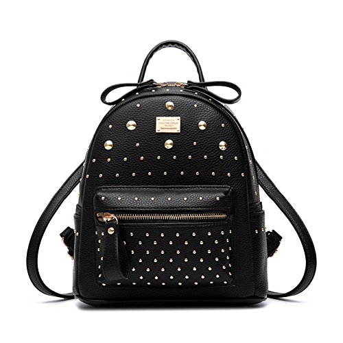 Women pu soft leather lovely backpack cute schoolbag sh…
