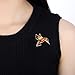 Diamondo Retro Bird Brooch Rhinestone Diamond-Bordered Delicate Alloy Flyer 4038mm