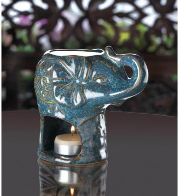 Ceramic Elephant Massage candle Wax tart Oil warmer Burner diffuser aromatherapy