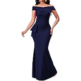 VisiChenup Elegant Formal Dresses for Women Sexy Cocktail Wedding Guest Evening Party Long Maxi Dress