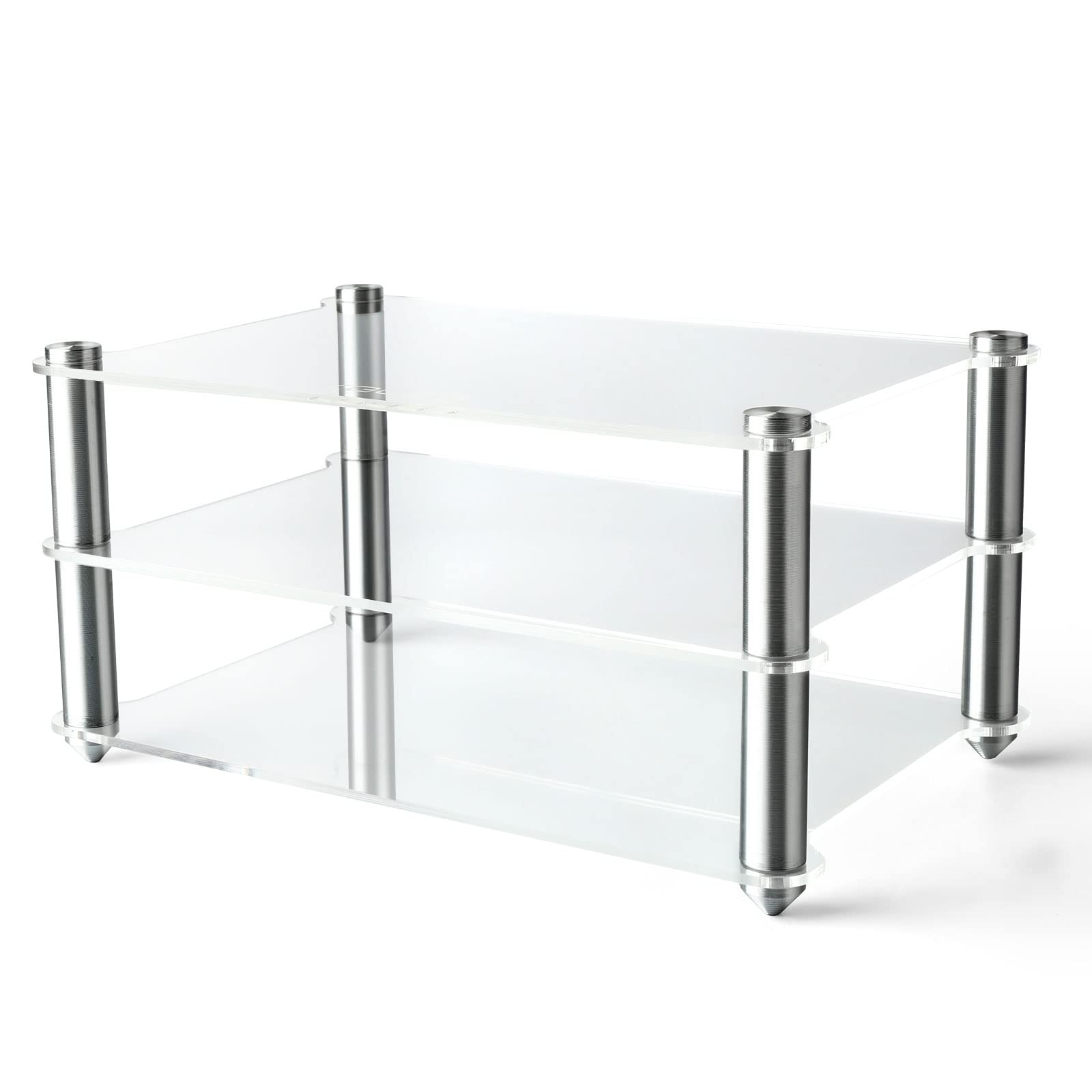 KGUSS Mini Audio Component Rack Acrylic 2-Layer