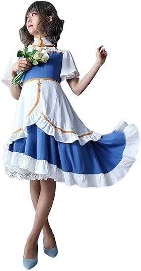 Amazon Favoriteオリジナル 美樹さやかデザインサイドフィッシュテールフリルワンピース アニメ ゲーム M L ワンピース チュニック 通販