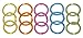 L. Erickson Grab & Go Ponytail Holders, Rainbow Metallic, Set of Fifteen - Exceptionally Secure with Gentle Hold