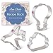 Air Travel Cookie Cutters 3-Pc. Set Made in USA by Ann Clark, Airplane, Cloud, Hot Air Balloon