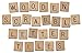 GUAngqi Wooden Scrabble Tiles Full Set Of 100, Craft, Board Games, Jewellery Making Kit