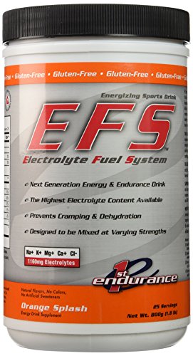 First Endurance Electrolyte Fuel System EFS Drink - 800g Canister (Orange Splash)