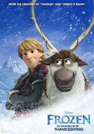 Frozen Poster 24x36 inches Kristen Bell Gloss Print Art 109