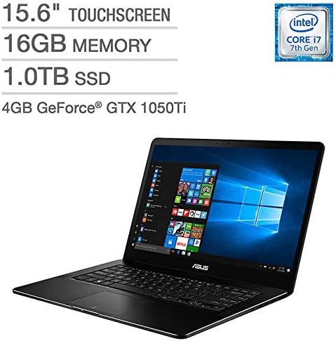 ASUS ZenBook UX550VE 15.6" Touchscreen Laptop - Intel Core i7 - Microsoft Windows 10 Pro