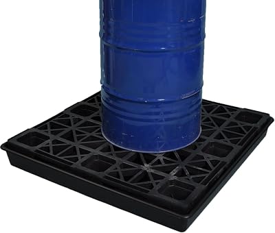 The Lean Centre 4 Drum Waste Oil Spill Pallet Low Profile Collection Drum Bund