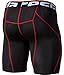 TM-S17-BKRZ_X-Large TSLA Men's Compression Shorts Baselayer Cool Dry Sports Tights S17