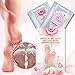 Rose Foot Mask, LuckyFine 1 Peeling Mask + 1 Nutritious Mask, Exfoliating Soft Feet Peel Mask, Remove Calluses & Dead Skin Cells, Rebirth of Soft Foot, Completely within 4-7 days for Gift