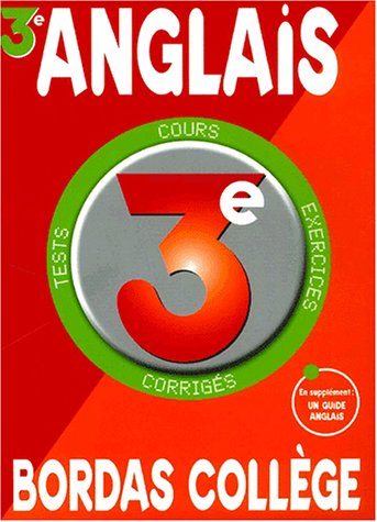 Anglais, 3e