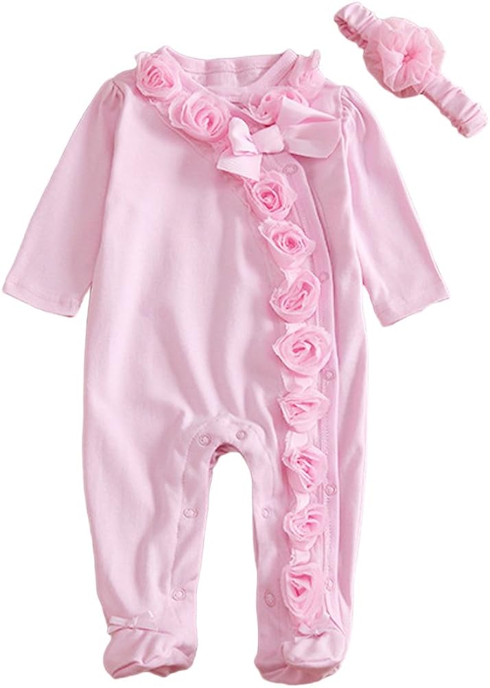 baby girl sleep romper