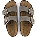 Birkenstock Arizona 2-Strap Women's Sandals in Stone Birko-Flor (39 N EU - Narrow)